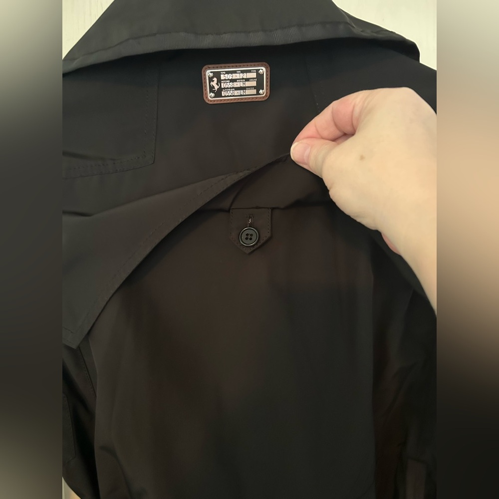 Ferrari Black Trench Coat - Picture 9 of 14